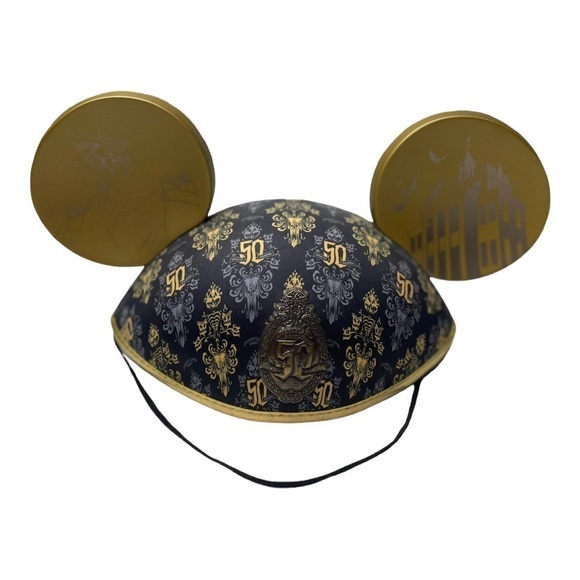 DisneyLand Parks Resort 50 Haunted Mansion Years Of Frighteningly Fun Ears Hat - Picture 1 of 5